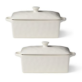 Certified International Heritage Rectangular Mini Baker Set of 2