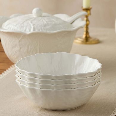 Certified International Le Jardin 3D Soup Bowl Set of 4