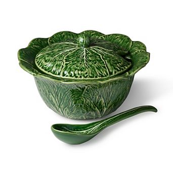 Certified International Le Jardin 3D Cabbage Tureen & Ladle
