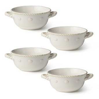 Certified International Heritage Twisted Rope Soup Crock Set of 4