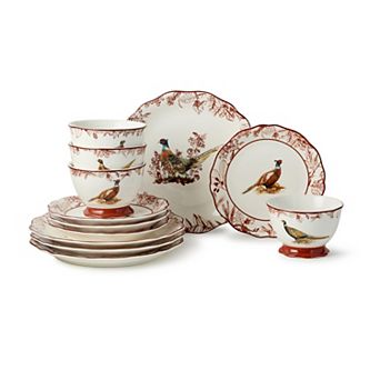 Certified International Pheasant Grove 16 pc Dinnerware Set