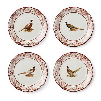 Certified International Pheasant Grove Salad Plate Set of 4