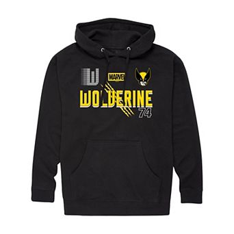 Big & Tall Wolverine Graphic Racing Jersey Fleece Pullover Hoodie