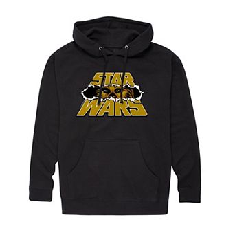 Big & Tall Star Wars Chewbacca Tear-Through Logo Graphic Pullover Hoodie