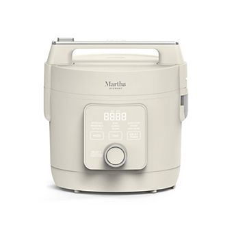 Martha Stewart PFAS-Free 8 cup Rice & Multi Cooker
