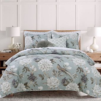 Levtex Home Belvedere Floral Quilt Set and Shams