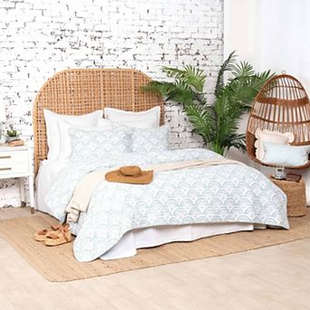 C&F Home Halsey Scallop Quilt Set with Shams