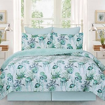 C&F Home Shorecrest Coastal Quilt Set with Shams