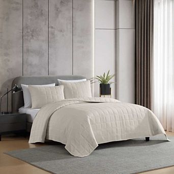 Kenneth Cole Stonewashed Quilt Set