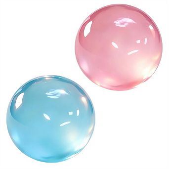 2 Pack Coconut Oil Stress Ball, Squishy Coconut Squeeze Stress Shapeable Ball Toys