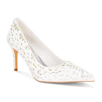 London Rag Elodie Women's Pointed Toe Embellished Pump Heels