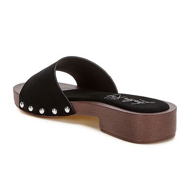 London Rag Seraxa Women's Heeled Slide Sandals
