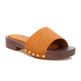 London Rag Seraxa Women's Heeled Slide Sandals