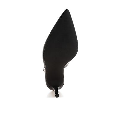 London Rag Halins Women's Pointed Toe Slingback Heels