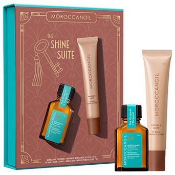 Moroccanoil Mini Argan Hair Oil & Lip Balm Set