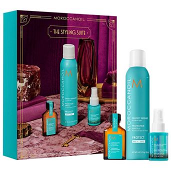 MOROCCANOIL Perfect Defense Heat Protectant + Mini Moroccanoil Treatment Hair Oil & Leave-In Conditioner Set