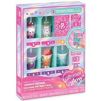 Make It Real Glimmer & Glow 5-Pack Fruity Beauty Cosmetics Vending Machine