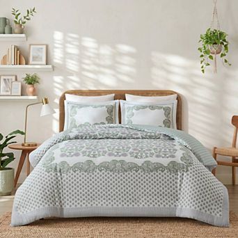 INK+IVY Tilly 3 pc Vintage Floral Duvet Cover Set