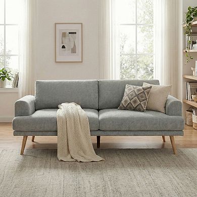 Merax Stylish 3-seater Sofa 79.9" Sofa Couch Minimalist Sofa
