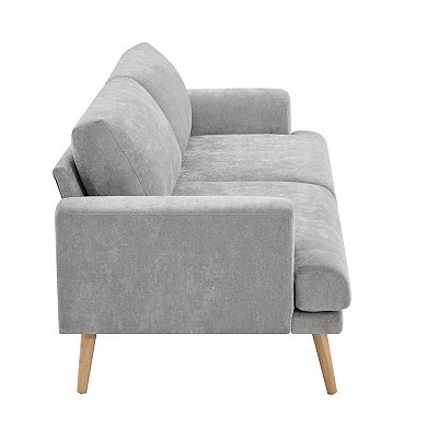 Merax Stylish 3-seater Sofa 79.9" Sofa Couch Minimalist Sofa