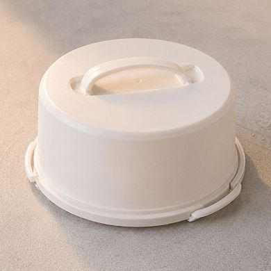 Plastic Round Cake Carrier with Handles for 6-8 Inch Cakes