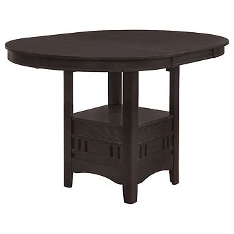 FurniFact Counter Height Dining Table Oval Bar Height Table with Extension