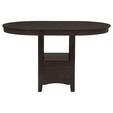 FurniFact Counter Height Dining Table Oval Bar Height Table with Extension