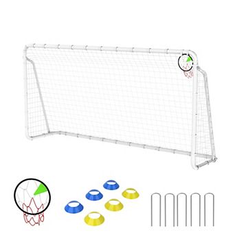 Premium 6x12FT Portable Soccer Goal Heavy Duty Net for Backyard Youth Training