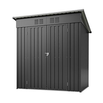 Outdoors 6x4 ft Metal Shed All Weather Storage for Garden Lawn