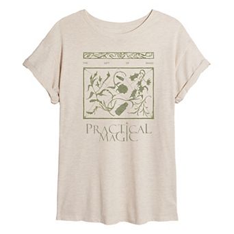 Juniors' Practical Magic Botanical Oversized Tee
