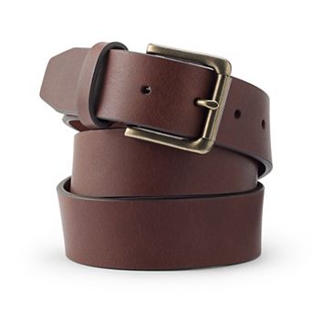 Men's Lands' End Rugged Leather Belt
