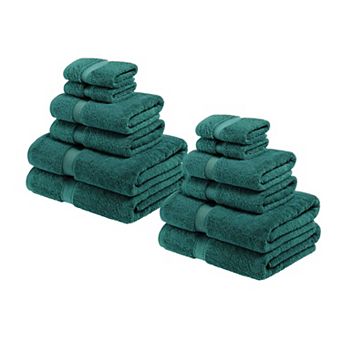 SUPERIOR Madeline 12 pc Heavyweight Egyptian Cotton Towel Set