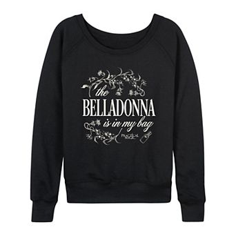Women's Practical Magic "The Belladonna is in My Bag" French Terry Long Sleeve Tee