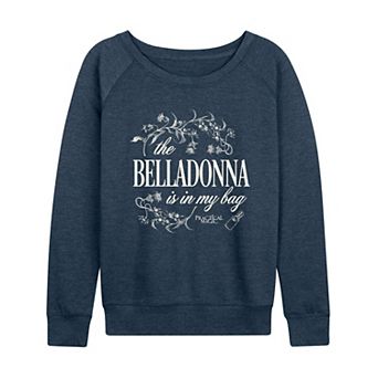 Women's Practical Magic "The Belladonna is in My Bag" French Terry Long Sleeve Tee