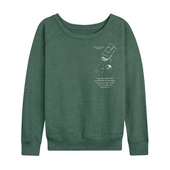 Women's Practical Magic "Always Throw Spilled Salt" French Terry Long Sleeve Tee