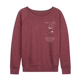 Women's Practical Magic "Always Throw Spilled Salt" French Terry Long Sleeve Tee
