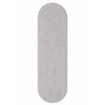 SUPERIOR Oval Washable Non-Slip Runner Bath Mat