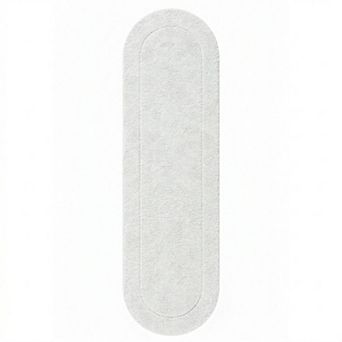 SUPERIOR Oval Washable Non-Slip Runner Bath Mat
