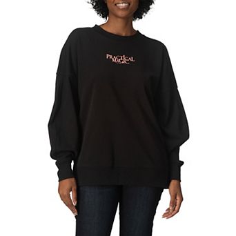 Women's Practical Magic Logo Oversized Fleece Crew Sweatshirt