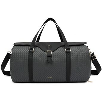 IZOD Sorelle Weekender Woven Carry-On Duffel Bag