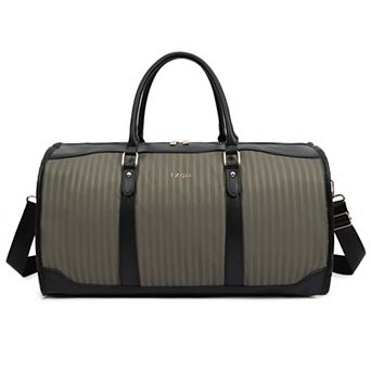 IZOD Vero Weekender Carry-On Duffel Bag with Adjustable Shoulder Strap
