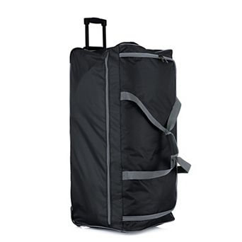 IZOD 36-Inch Large Softside Wheeled Duffel Bag with Telescopic Handle