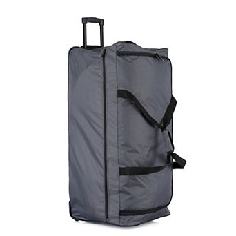 IZOD 36-Inch Large Softside Wheeled Duffel Bag with Telescopic Handle