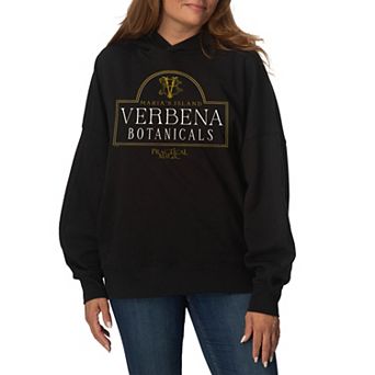 Women's Practical Magic Maria's Island Verbena Botanicals Oversized Fleece Hoodie Sweatshirt