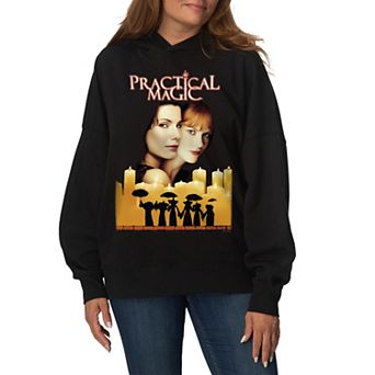 Women's Practical Magic Oversized Fleece Hoodie Sweatshirt