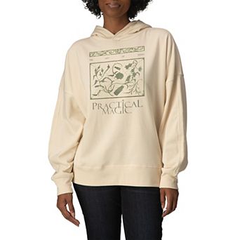 Women's Practical Magic Botanical Oversized Fleece Hoodie Sweatshirt