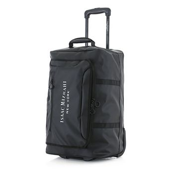 Isaac Mizrahi 22-Inch Lightweight Softside Wheeled Duffel Bag with Telescopic Handle