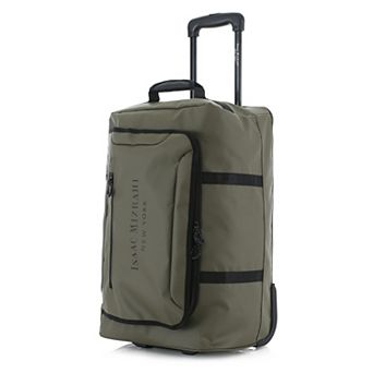 Isaac Mizrahi 22-Inch Lightweight Softside Wheeled Duffel Bag with Telescopic Handle