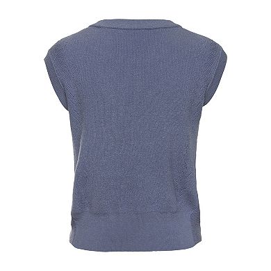 Lascana Women's Sleeveless Twist Front Sweater