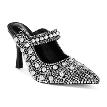 London Rag Dalston Women's Pointed Toe Embellished Sandals